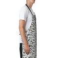 thumbnail image 3 of Bingfone Wild Animal Leopard Print Apron Gifts For Men, Women Professional Grade Chef Apron for Kitchen,BBQ & Grill, 3 of 8