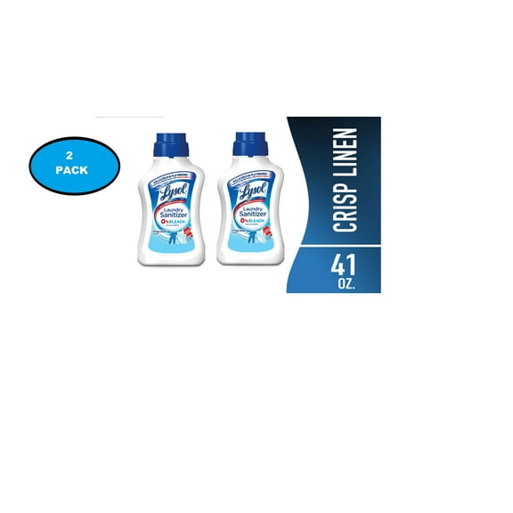 ( Pack of 2 ) Lysol® Laundry Sanitizer Additive, 0% Bleach, Crisp Linen, 41 Fl oz