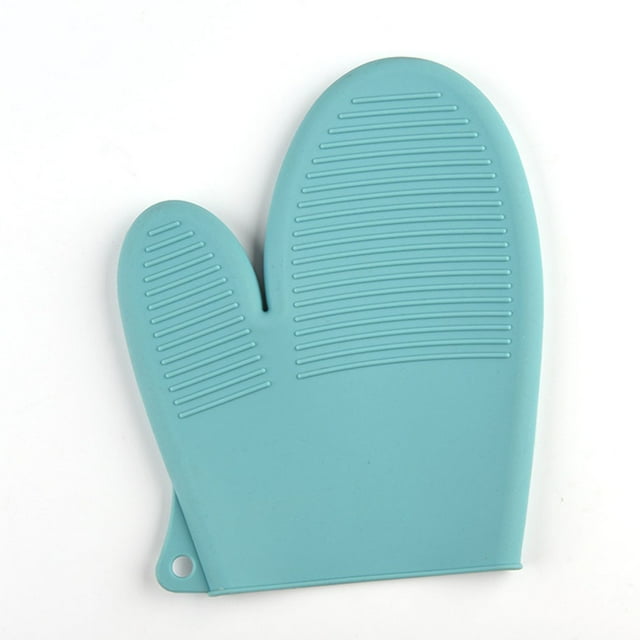 Silicone Heat Resistant Oven Mitt Kitchen Cooking BBQ Pot Holder Kitchen