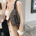 thumbnail image 3 of Fashion Women Flannel Leopard Print Crossbody Bag Casual Waist Packs (02), 3 of 9