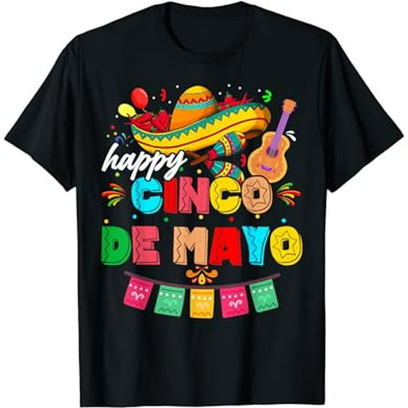 Happy 5 De Mayo Lets Fiesta Viva Mexico Cinco De Mayo Man T-Shirt