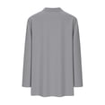 thumbnail image 5 of Womens Long Sleeve Shirts Fall Tops Tunic Tops Crewneck Oversized Casual Tunic Tops for Leggings Loose Soft Blouses with Pocket Plus Size Womens Tops, 5 of 8