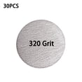 thumbnail image 1 of 30 Pcs 3 Inch Hook & Loop White Dry Sanding Disc Semi-Brittle Corundum Sandpaper, 1 of 4