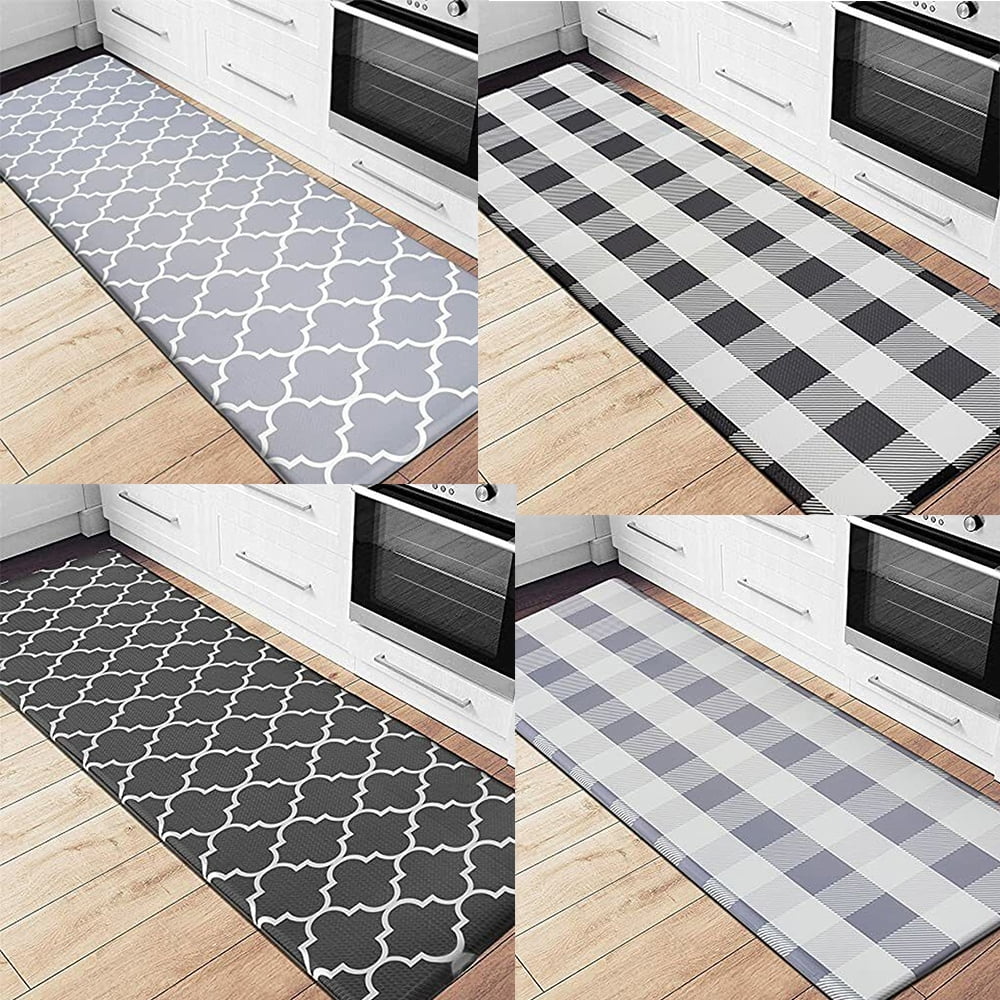 Kitchen Mat, Cushioned Anti Fatigue Kitchen Rug Set, Non Slip Waterproof Kitchen Mats for Floor