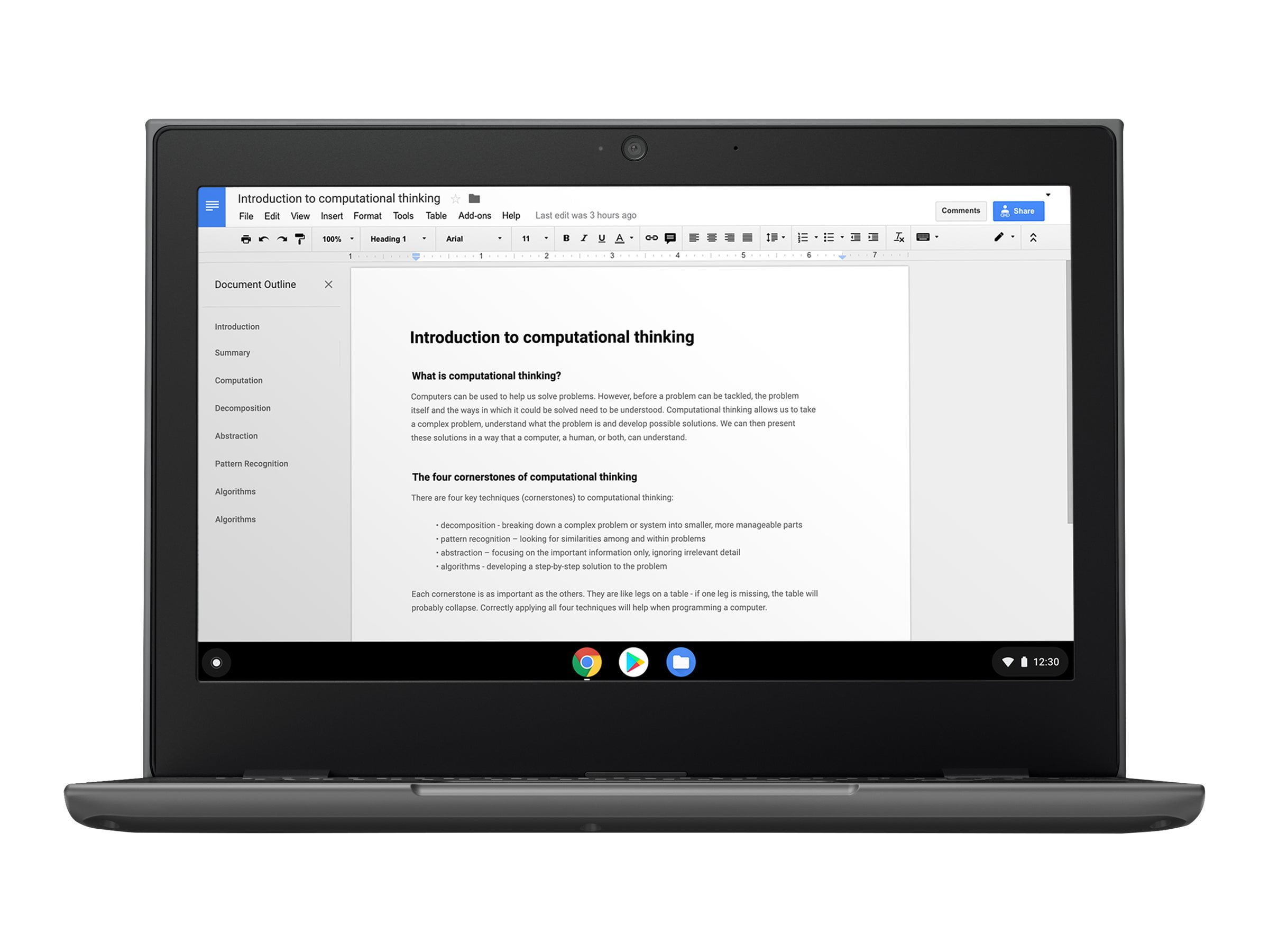 Lenovo 100e Chromebook 2nd Gen 11.6", AMD A-Series A4-9120C, 4GB RAM, 32GB SSD, Chrome OS, Black/Gray, 82CD0000US