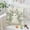 B, variant on Uklsqma Easter Pillow Cover 18X18 Inches | Green Rabbits Flowers Easter Eggs Printed Throw Pillowcase | Soft Brushed Fabric Hidden Zipper | Decorative Cushion Cover for Sofa Chair Car Home