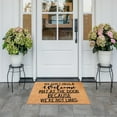 thumbnail image 5 of Coir Doormat Outdoor Entrance Funny Doormats Outside Spring Rugs for Home Durable Welcome Mat with Non-Slip Backing Welcome Mats for Entryway, Porch, 16x24 Inch, WE DON T HAVL A weIcome MAT, 5 of 6