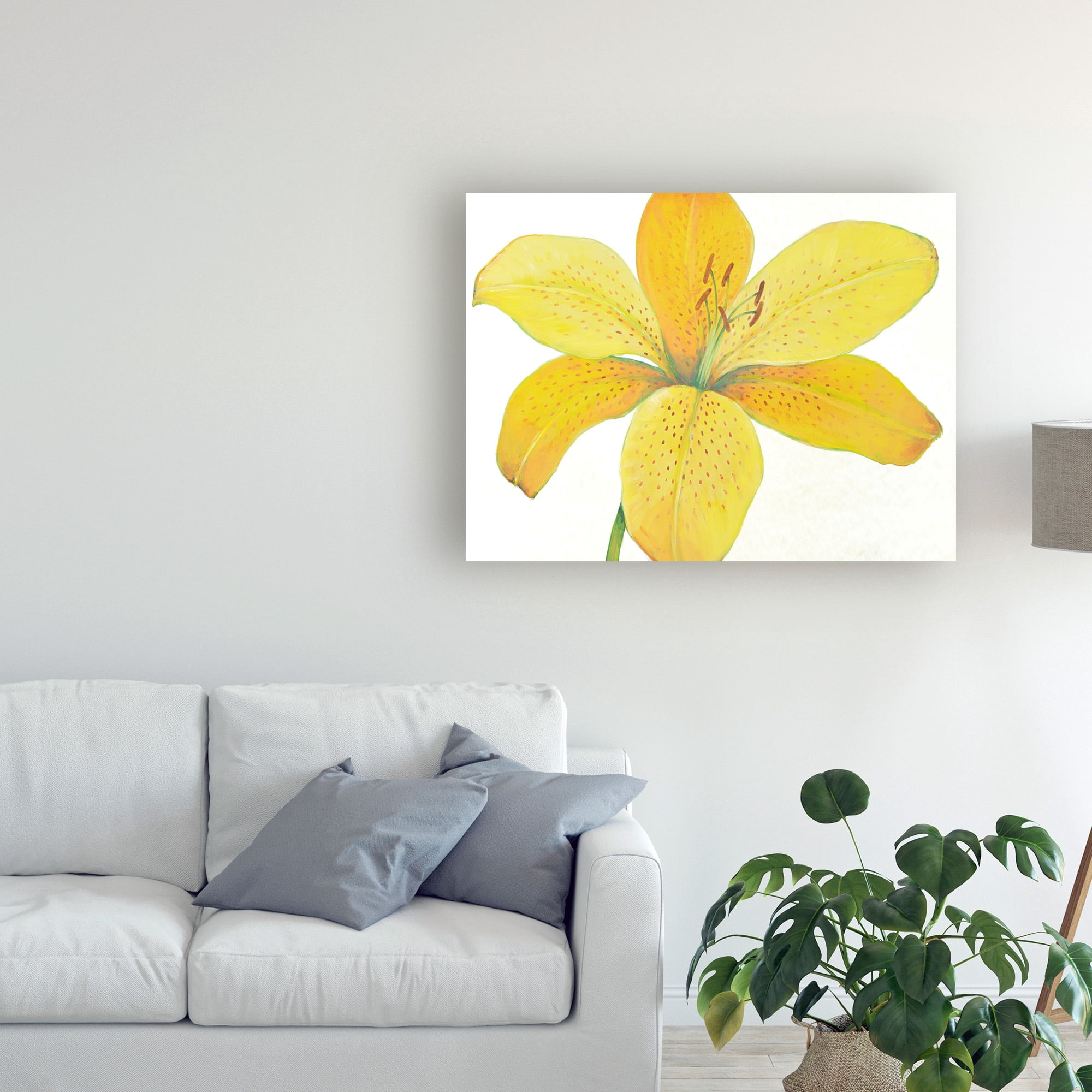 Trademark Fine Art 'Citron Tiger Lily II' Canvas Art by Tim OToole