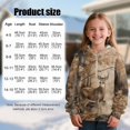 thumbnail image 7 of Pzuqiu Camo Hunting Deer Boy's Hooded Sweatshirts Unique Design Comfortable Long Sleeve Kids Warm Fleece Fall Outfits Fashion Clothing Casual Clothes for Boys 4-5, 7 of 7