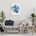 thumbnail image 4 of Stupell Industries Contemporary Blue Monstera Leaf Canvas Art, 30 x 40, by Hannah Dawson, 4 of 8