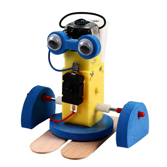 Mini Robot Ramper Kit d'Assemblage Enfants Science Technologie Bricolage Jouets