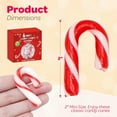 thumbnail image 3 of 4E's Novelty 100pc Mini Candy Canes - 2" Peppermint, Individually Wrapped, Perfect Christmas Treats for Kids & Adults., 3 of 7