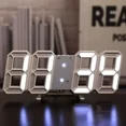 thumbnail image 1 of Reloj Digital LED 3D, decoración de pared, modo nocturno brillante, decoración para dormitorio, reloj electrónico ajustable, estética para habitación, 1 of 5