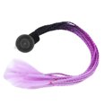 thumbnail image 4 of Motorcycle Helmet Pigtail, Punk Style Gradient Color Motorcycle Helmet Dreadlocks  for Motorcycle Helmet for Decoration Black Dark Purple Light Purple,Dark Purple Light, 4 of 8