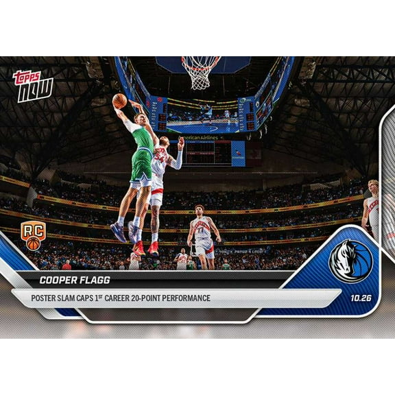 NBA 2025-26 NOW Basketball  Cooper Flagg #28 [Rookie, Poster Slam]