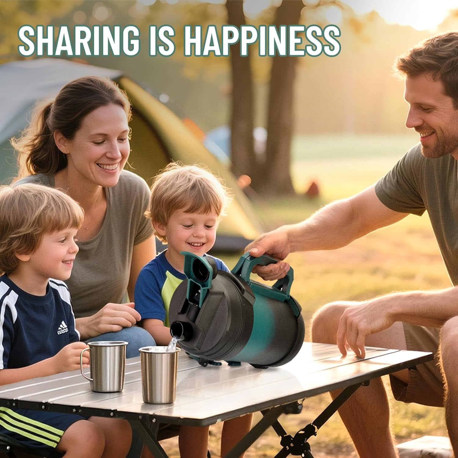 1 Gallon Water Jug, One Gallon Large Triple Wall Insulated  Jug With Straw and Spout,  128 oz Stainless   Water Bottle Keeps Cold 48 Hours for Outdoors, Coal