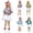 E19 Red, variant on Likimi Infant Kids Girls 4 Piece Set Short Sleeve Lapel Cartoon Print Button Down Shirts With Skirts Socks 4Pcs Performance For Stage Shows Fashion Comfort Outfit Set Blue Size 4-5 Years
