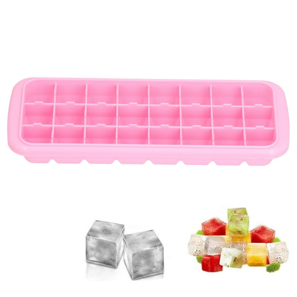 Molde Para Hielo, Accesorio De Cocina, Molde Para Cubitos De Hielo Con Tapa Para Uso En Cocina Para Fiestas