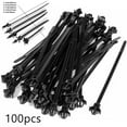 thumbnail image 4 of 100 Pcs Pince de Câble de Ligne de Voiture Pince de Câblage à Rivets, 4 of 8