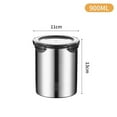 thumbnail image 2 of Stainless Steel Vacuum Sealed Food Storage Container Coffee Bean Jug for Kitchen, 2 of 4