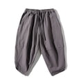 thumbnail image 5 of YYDGH Men's Summer Sets 2 Piece Short Sleeve V Neck T Shirt and Wide Leg Capri Pants Sets Casual Loose Fit Loungewear Tracksuit, 5 of 9