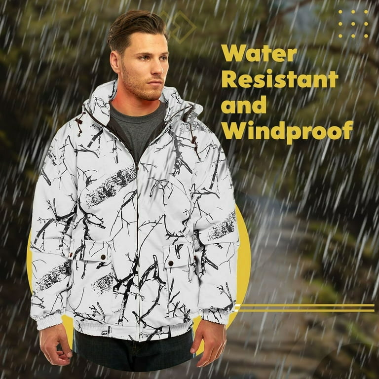 Waterproof camo cheap jacket