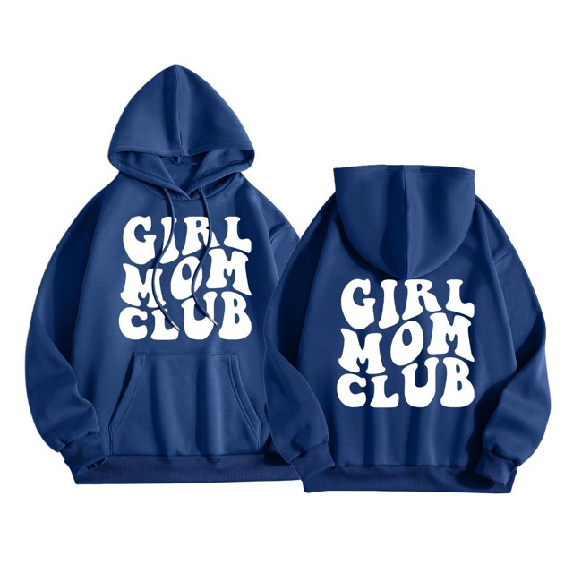 toraway Sweat à Capuche pour Femmes, Pull Rouge à Manches Longues avec Imprimé Graphique, Sweat à Capuche avec Cordon de Serrage, Blouse TG