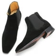 thumbnail image 6 of CMR CHAMARIPA Men's Elevator Shoes Tall Men Shoes Black Suede Boots 7CM / 2.76Inches, 6 of 6