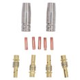 thumbnail image 1 of Welding  Nozzle Set§nozzle Contact Tip Set§mig Welding Nozzles§welding Nozzle Replacement§welding Contact Tips§welding Torch Consumables MIG Welding Consumables Kit Copper, 1 of 8