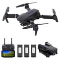thumbnail image 1 of Aviones Remote Control LS-E525 Remote Control Drone con cámara 4K Cámara WiFi FPV Drone Modo sin cabeza Retención de altitud Gesto Foto Video Seguimiento Vuelo 3D Filp Remote Control Qudcopter Abanopi Aviones RC, 1 of 7