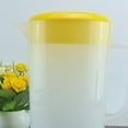 thumbnail image 3 of MasteelfCA Large Capacity Milk Tea Measuring Kettle Beverage Storage Container With Lid Heat Resistant Cold Water Jug Plastic Juice Pitcher (2500ml Yellow), 3 of 7