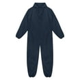 thumbnail image 5 of MSemis Men's Anti-Static Hooded Coveralls Zipper Front Full Body Cover Jumpsuits Work Overalls Navy Blue 4XL, 5 of 7