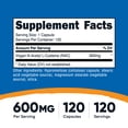 thumbnail image 2 of Nutricost N-Acetyl L-Cysteine (NAC) Supplement 600mg, 120 Capsules, 2 of 5