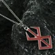 thumbnail image 4 of Colgante de collar de Berserk con diseño de guerrero legendario de Gundam de Anime Weekly, cadena de caballero ardiente, 4 of 4