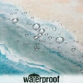 thumbnail image 4 of Beach Shower Curtain, Teal Blue Coastal Ocean Beach Theme Bathroom Curtain Waterproof Fabric Machine Washable with Hooks,72" Wx72 L, 4 of 6