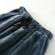 thumbnail image 5 of Pantalones de pijama de franela para hombre para otoño/invierno - Forro polar grueso de color coral, cintura ancha, corte holgado, cálidos y cómodos, poliéster, 5 of 6