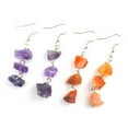 thumbnail image 2 of Pendientes de cristal Qarigey para mujer blanco, 2 of 6