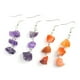 thumbnail image 2 of Pendientes de cristal Qarigey para mujer blanco, 2 of 6