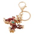 thumbnail image 3 of Opal Crystal Kylin Llavero Llavero Monedero Encanto Llavero Cadena Colgante Rojo Yuyangstore Opal Cristal Kylin Llavero, 3 of 7