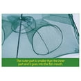 thumbnail image 4 of TOPRenddon Foldable Shrimp Trap with Umbrella Entrance | Collapsible Crab & Crawfish Catcher | Saltwater Proof Metal Cage | Portable Bait Holder for Kayak Fishing, 4 of 9