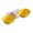 Yellow, variant on Goowood Elevated Dog Bowls Wall Mounted Raised Cat Bowls Double Detachable Anti Vomiting Pet Bowl Set for Indoor Cats and Dogs Comfortable Feeding