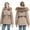 #0343-Khaki, variant on Pincandy Women's Winter Hooded Coatf Down Jacket Warm Thicken Puffer Coat