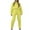 Yellow, variant on Timegard Sweatsuits for Women 2pc Outfits Oversized Turtle Neck Drawstring Cropped Sweatshirt Straight Leg Pant Sports Sets