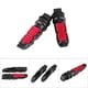 thumbnail image 5 of TKSE Pedales Traseros, 1 Par De Pedales Traseros Universales De Aluminio Para Pasajeros De Motocicletas Con Orificio De 8 Mm(Rojo), 5 of 5