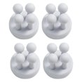 thumbnail image 1 of Clips para cables Baoblaze 4 piezas soporte para cables almacenamiento montado en la pared organizador de pared, 1 of 8
