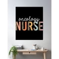 thumbnail image 2 of Oncology Nurse Leopard Print Nursing School Women Poster Wall Art, Modern Wall Decor, 8x12 UNFRAMED, 2 of 3