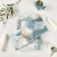 thumbnail image 6 of 3 Piece Bath Towels Set Bath Towel, Hand Towel and Face Towel for Bathroom, Gym, Hotel Watercolor Ink Splashes Pattern, 6 of 8