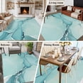 thumbnail image 6 of Large Area Rug 8'x10', Turquoise Non-slip Runner Carpet for Living Room/Bedroom/Office, Modern Marble Ink Painting Abstract Art Outdoor Indoor Rectangle Area Rug Floor Mat for Kitchen/Dining Room, 6 of 9