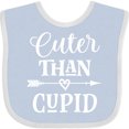 thumbnail image 3 of Inktastic Valentine Day Cuter Than Cupid Boys or Girls Baby Bib, 3 of 4