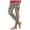Light Gray, variant on Mnuaqn Capri Leggings for Women High Waist Elastic Breathable Plus Size Yoga Pants with Pockets for Workout or Casual Wear (M, Light Gray)